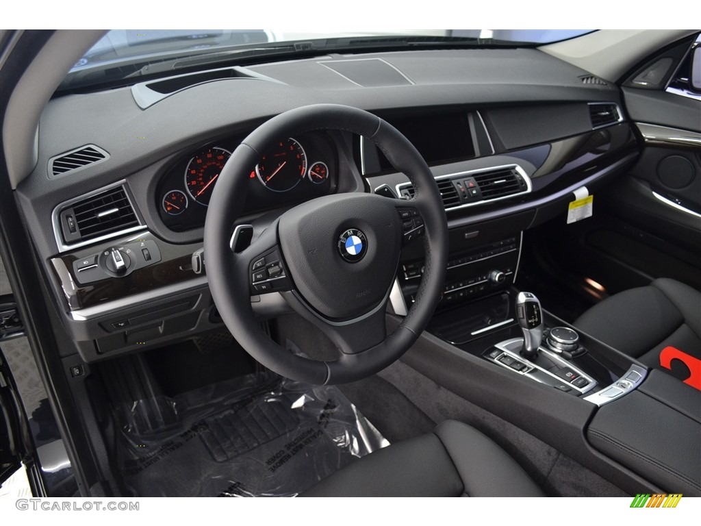2017 5 Series 535i Gran Turismo - Black Sapphire Metallic / Black photo #7