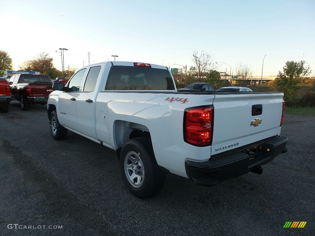 2017 Silverado 1500 WT Double Cab 4x4 - Summit White / Dark Ash/Jet Black photo #5