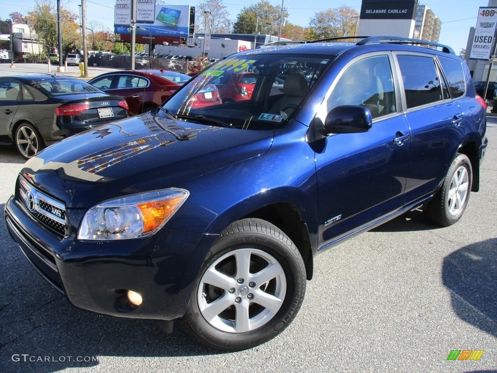 2007 RAV4 Limited 4WD - Nautical Blue Metallic / Taupe photo #2