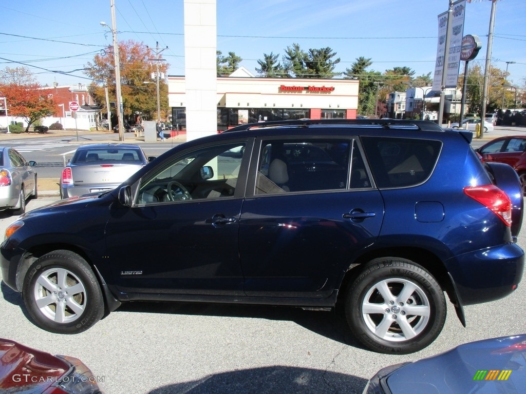 2007 RAV4 Limited 4WD - Nautical Blue Metallic / Taupe photo #7