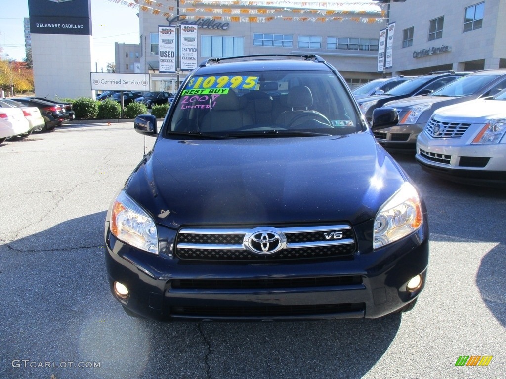 2007 RAV4 Limited 4WD - Nautical Blue Metallic / Taupe photo #10