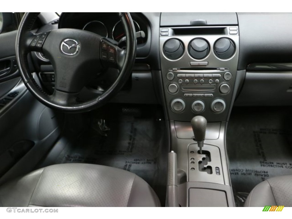 2004 MAZDA6 s Sedan - Onyx Black / Gray photo #2