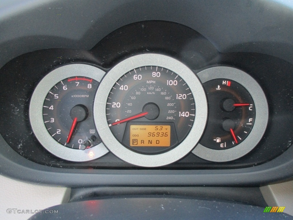 2007 RAV4 Limited 4WD - Nautical Blue Metallic / Taupe photo #14
