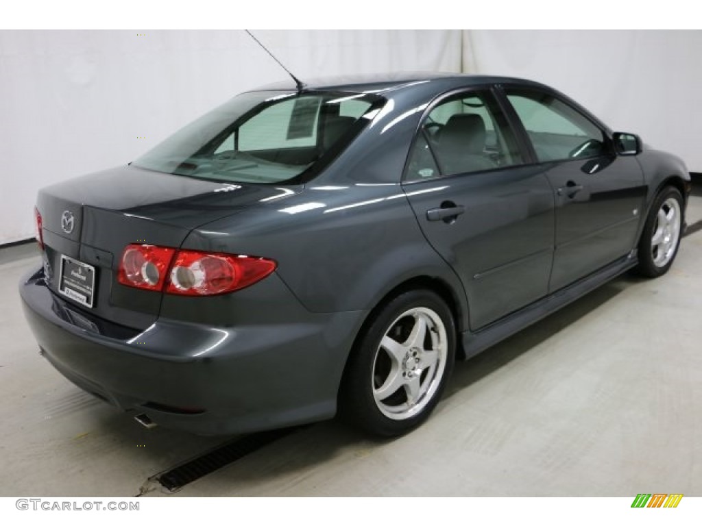 2004 MAZDA6 s Sedan - Onyx Black / Gray photo #27