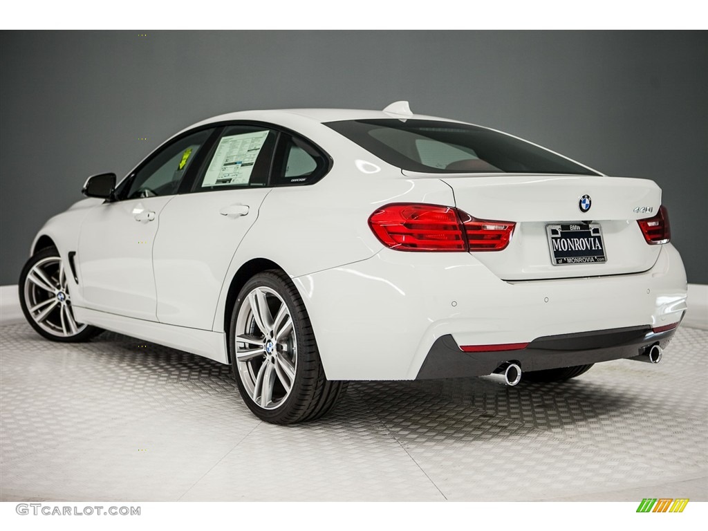 2017 4 Series 440i Gran Coupe - Alpine White / Coral Red photo #3