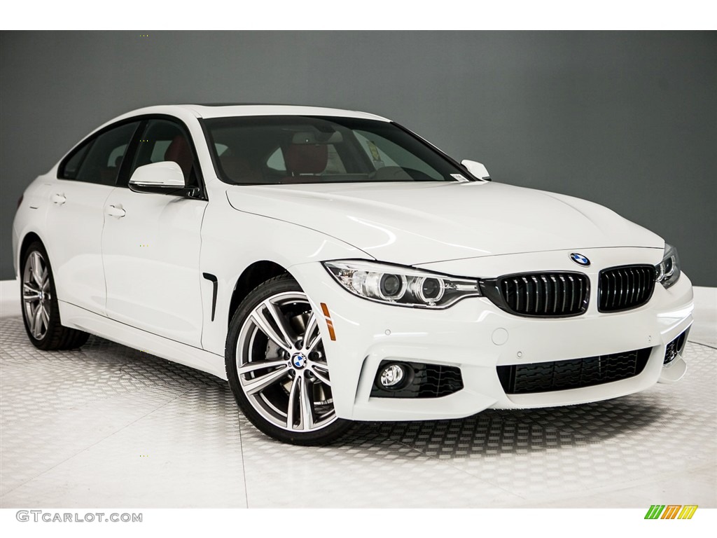 2017 4 Series 440i Gran Coupe - Alpine White / Coral Red photo #12
