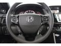 Black 2017 Honda Accord EX-L Coupe Steering Wheel