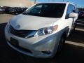 Blizzard White Pearl - Sienna XLE Photo No. 1