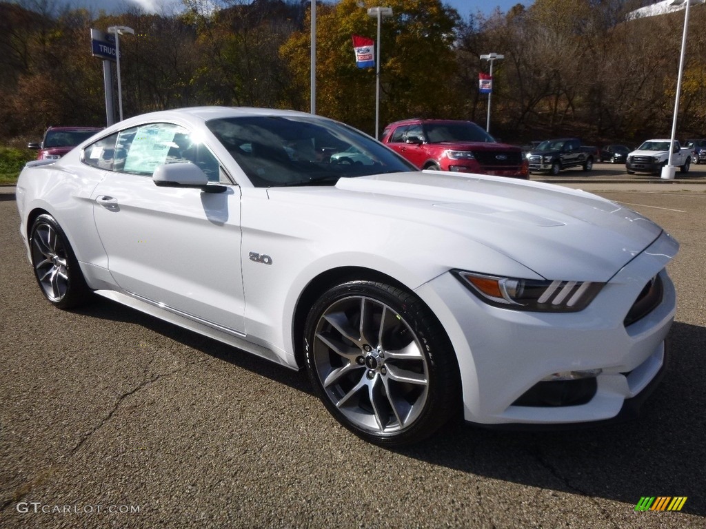 2017 Mustang GT Premium Coupe - Oxford White / Ebony photo #8