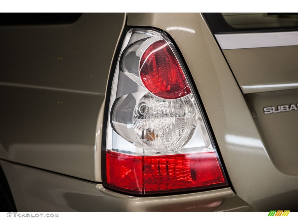 2008 Forester 2.5 X - Topaz Gold Metallic / Anthracite Black photo #21