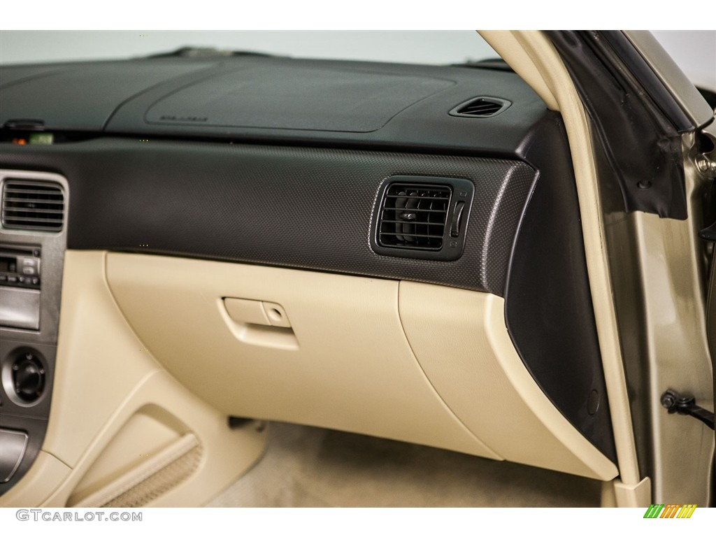 2008 Forester 2.5 X - Topaz Gold Metallic / Anthracite Black photo #24