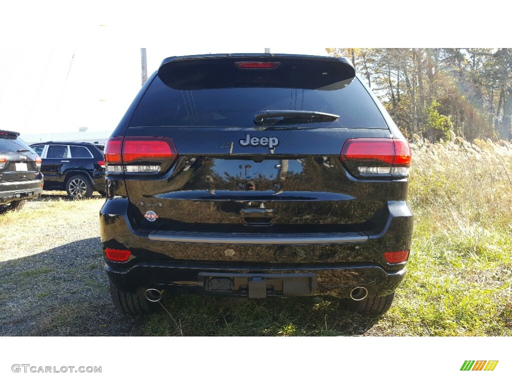 2017 Grand Cherokee Limited 75th Annivesary Edition 4x4 - Diamond Black Crystal Pearl / Black photo #5