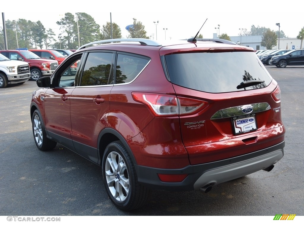 2015 Escape Titanium 4WD - Ruby Red Metallic / Medium Light Stone photo #8