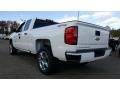 2017 Summit White Chevrolet Silverado 1500 Custom Double Cab 4x4  photo #4