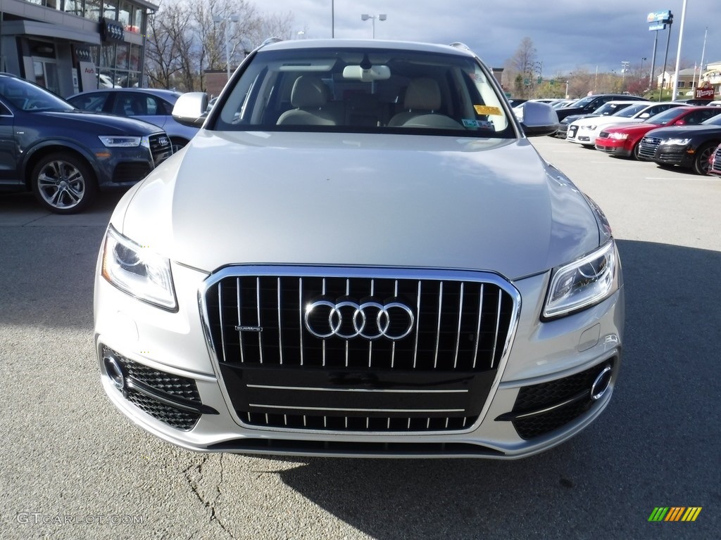 2014 Q5 3.0 TFSI quattro - Cuvee Silver Metallic / Pistachio Beige photo #7