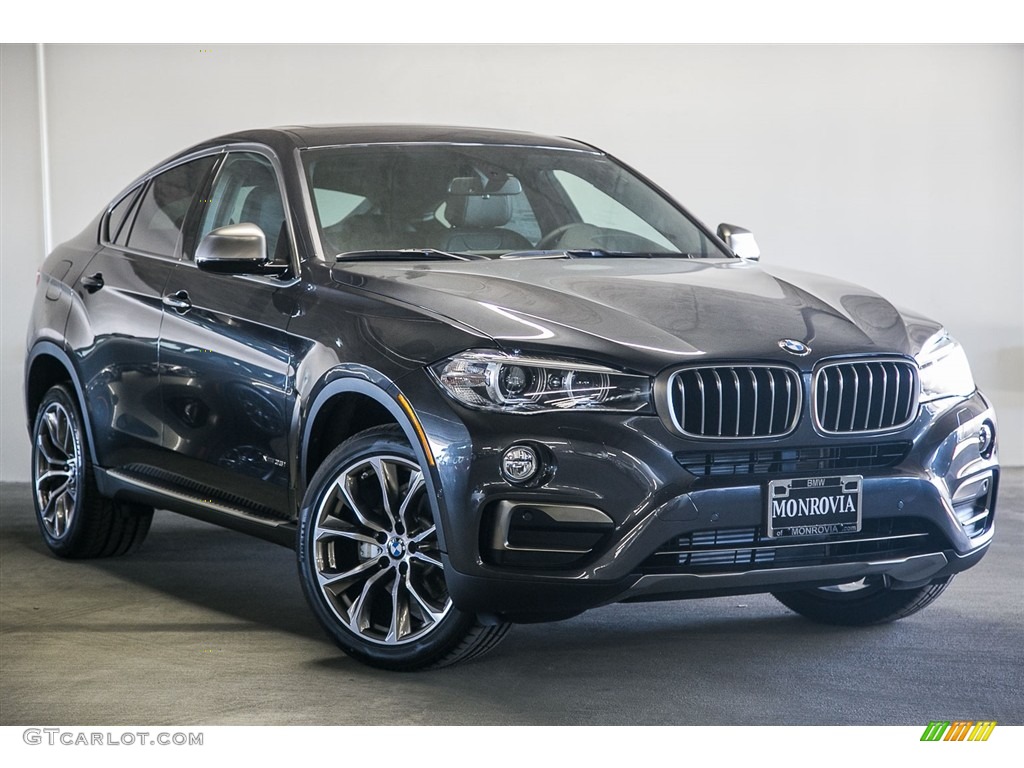 2017 X6 xDrive35i - Dark Graphite Metallic / Black photo #12