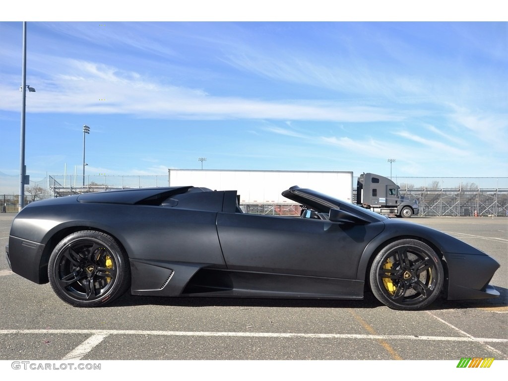 2008 Murcielago LP640 Roadster - Nero Aldebaran / Nero Perseus photo #23