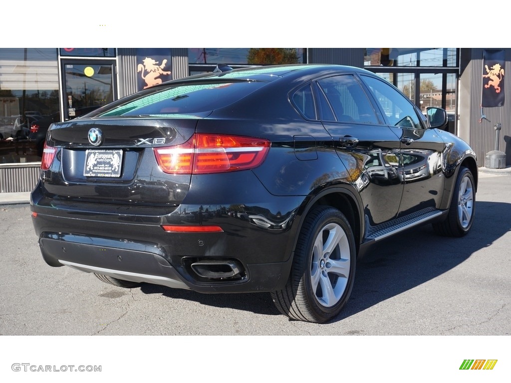 2013 X6 xDrive50i - Carbon Black Metallic / Vermillion Red photo #4