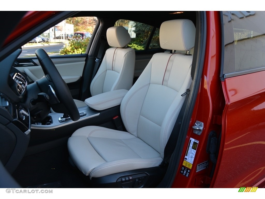 2016 X4 xDrive35i - Melbourne Red Metallic / Ivory White photo #13