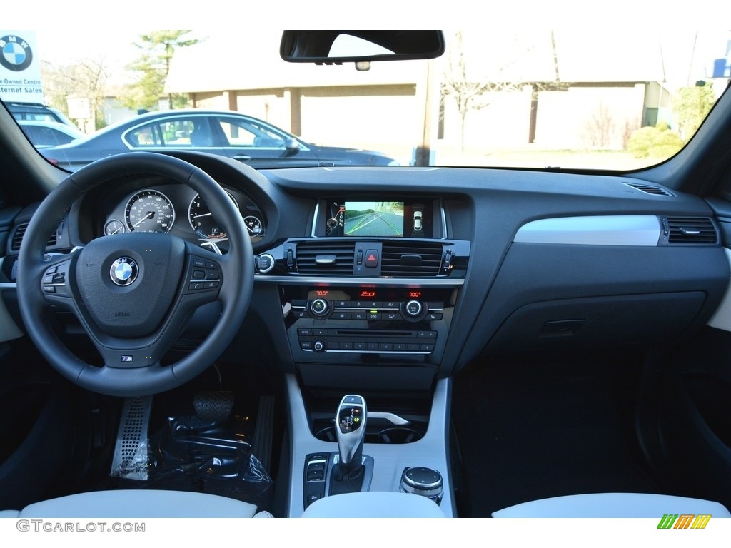 2016 BMW X4 xDrive35i Ivory White Dashboard Photo #116953285