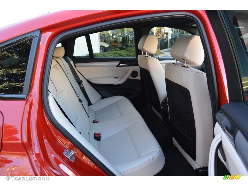 Ivory White Interior 2016 BMW X4 xDrive35i Photo #116953507