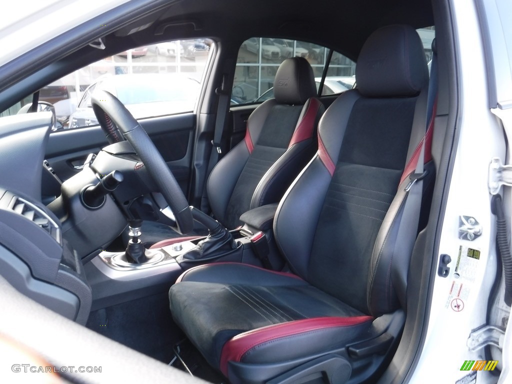 2016 WRX STI - Crystal White Pearl / Carbon Black photo #17