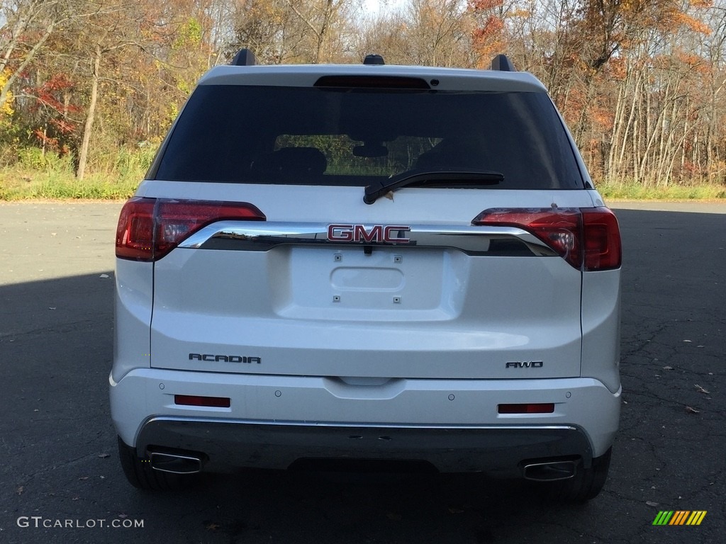 2017 Acadia Denali AWD - White Frost Tricoat / Jet Black photo #5