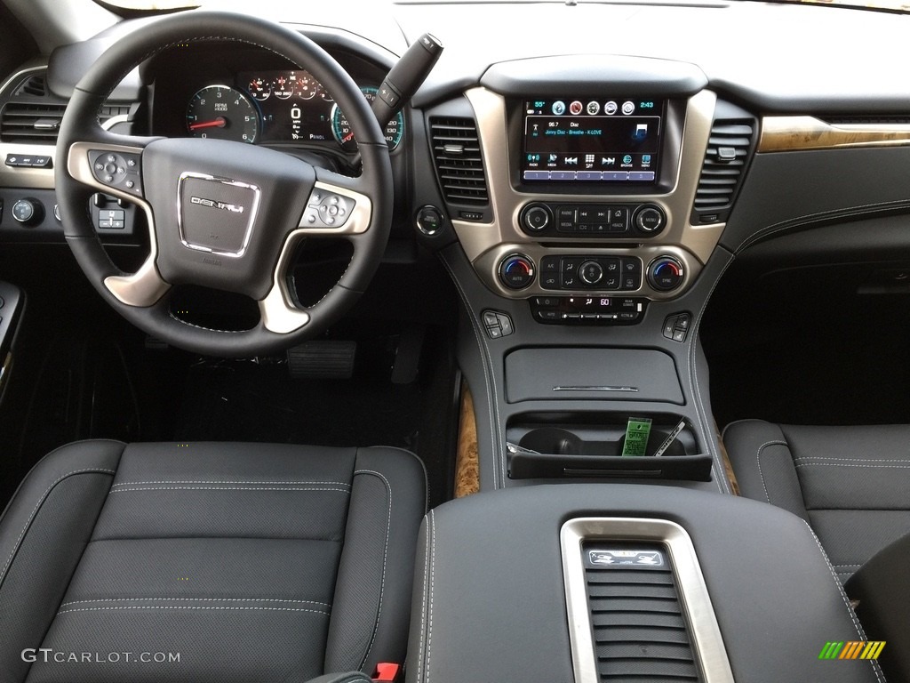 Jet Black Interior 2017 GMC Yukon Denali 4WD Photo #116954767