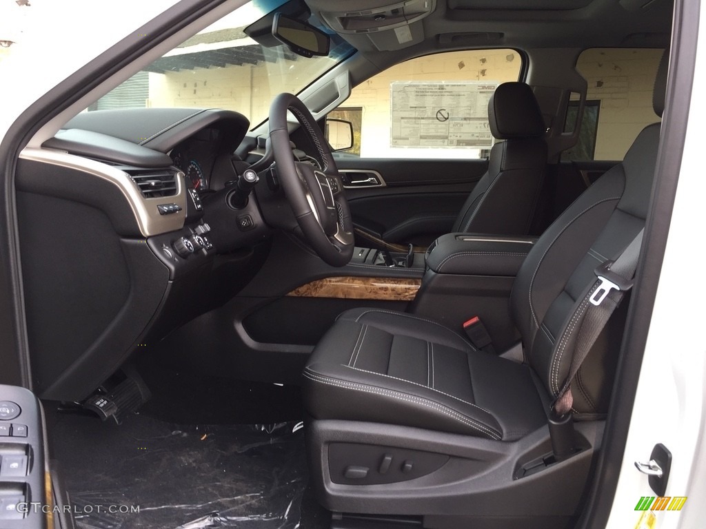 Jet Black Interior 2017 GMC Yukon Denali 4WD Photo #116954794