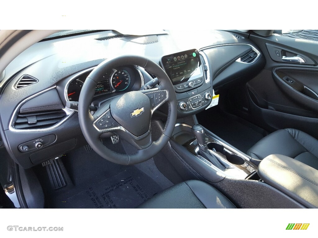 Jet Black Interior 2017 Chevrolet Malibu Premier Photo #116955445