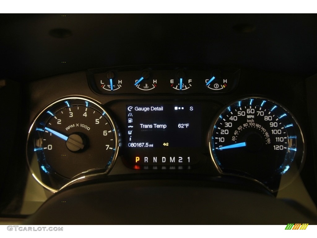 2014 F150 XLT SuperCab 4x4 - Sunset / Steel Grey photo #6