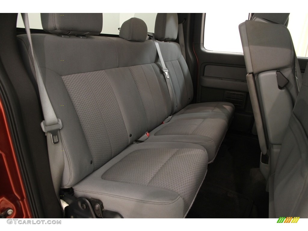 2014 F150 XLT SuperCab 4x4 - Sunset / Steel Grey photo #11