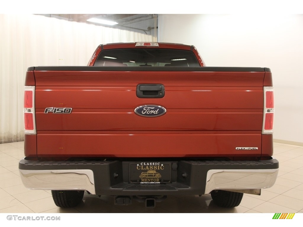 2014 F150 XLT SuperCab 4x4 - Sunset / Steel Grey photo #13