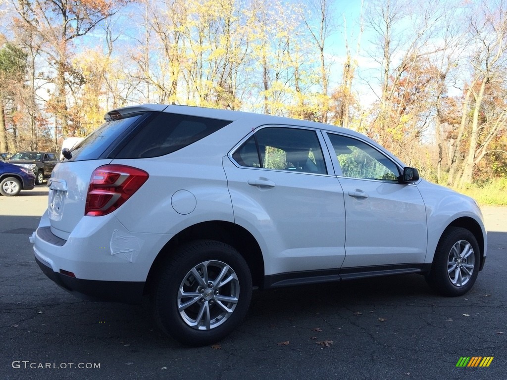 2017 Equinox LS AWD - Summit White / Jet Black photo #4