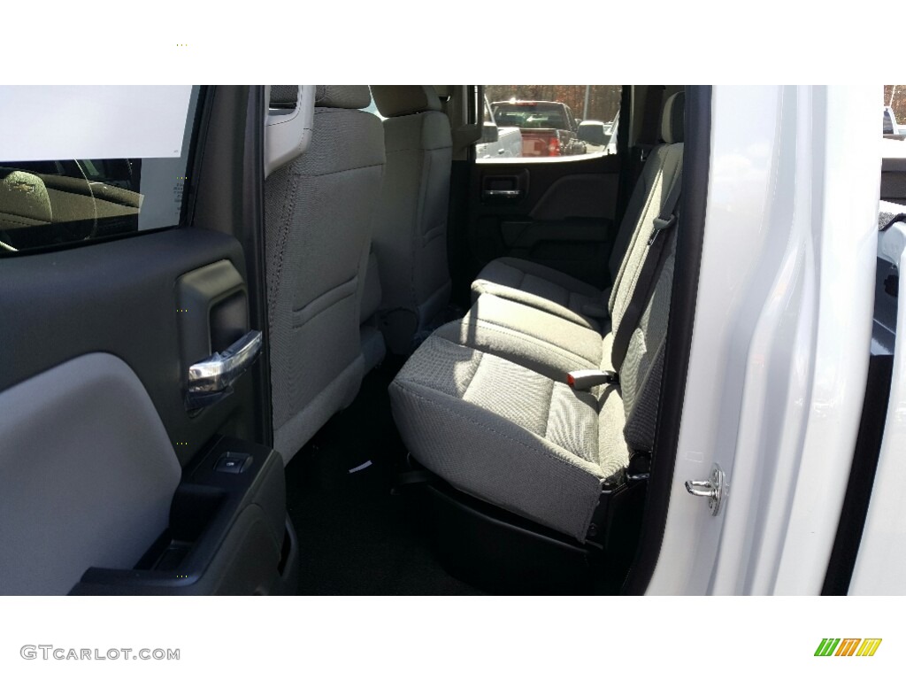 2017 Silverado 1500 Custom Double Cab 4x4 - Summit White / Dark Ash/Jet Black photo #8