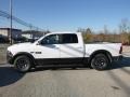 2017 Bright White Ram 1500 Rebel Crew Cab 4x4  photo #3