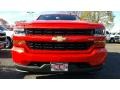 2017 Red Hot Chevrolet Silverado 1500 Custom Double Cab 4x4  photo #2