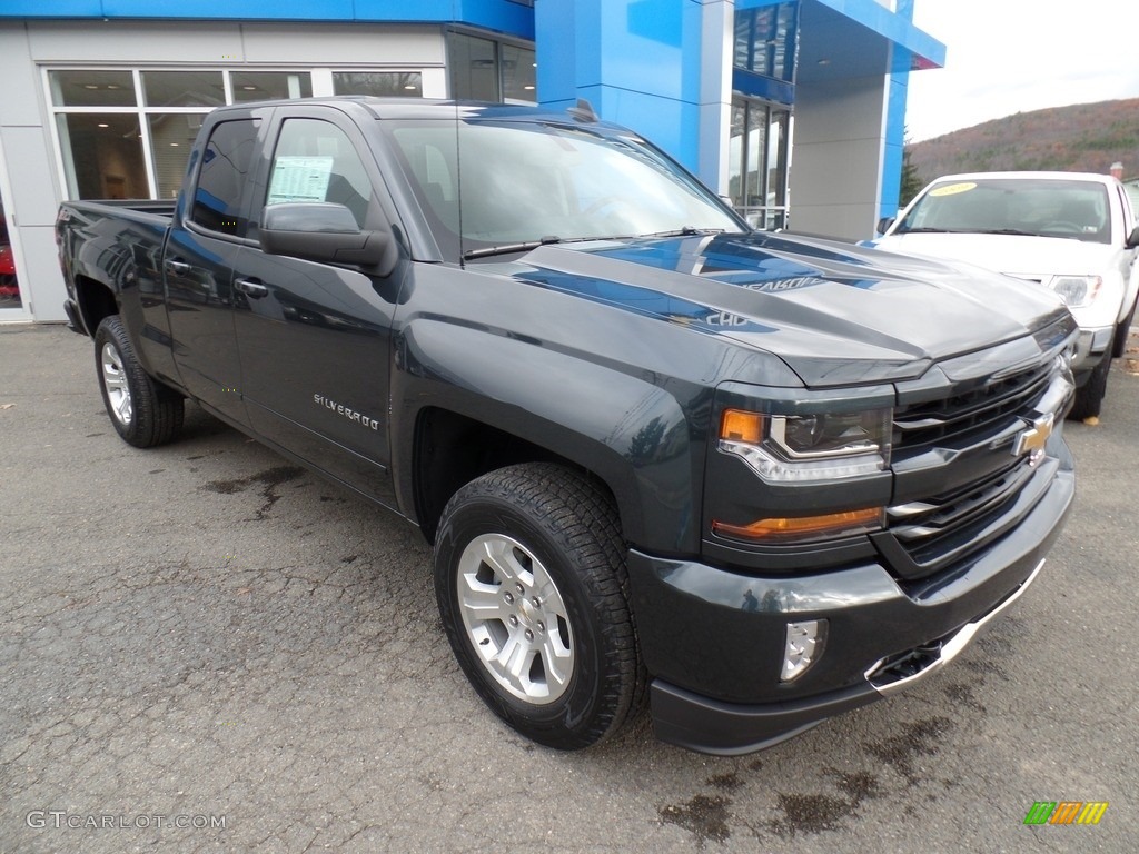 2017 Silverado 1500 LT Double Cab 4x4 - Graphite Metallic / Jet Black photo #3