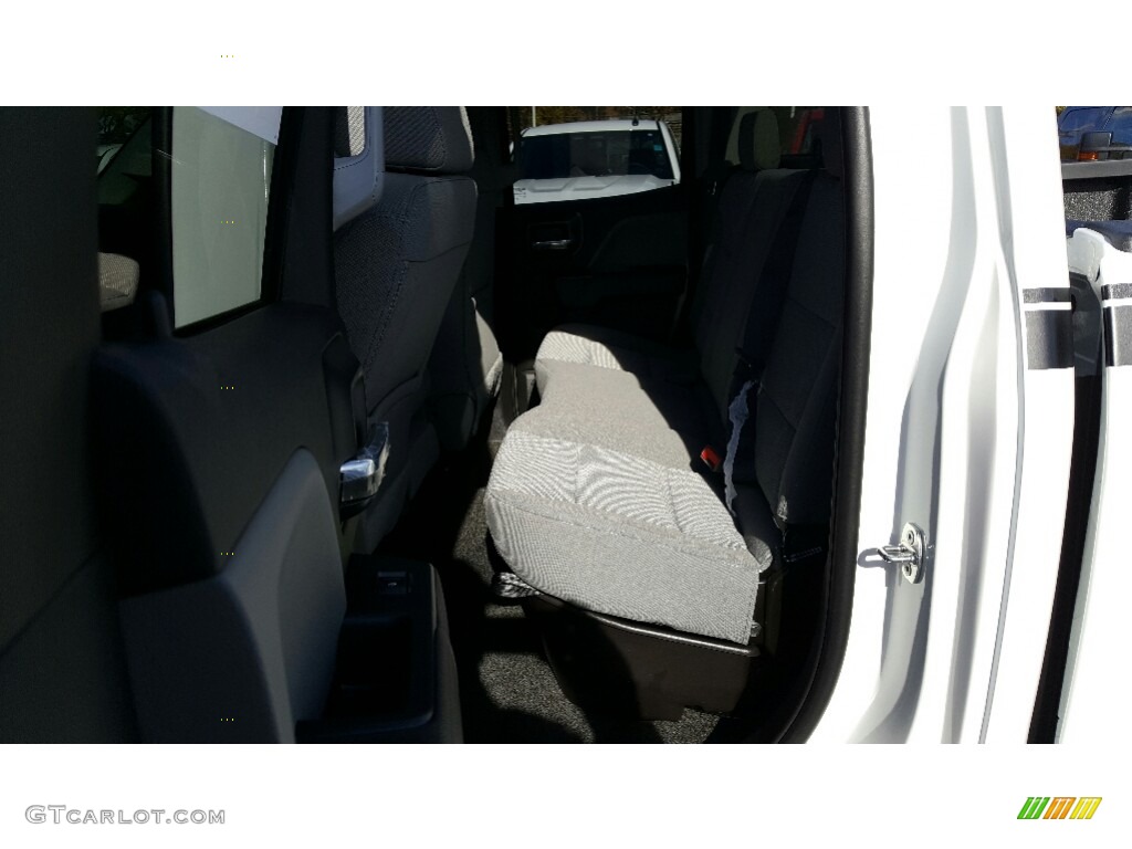 2017 Silverado 1500 Custom Double Cab 4x4 - Summit White / Dark Ash/Jet Black photo #8