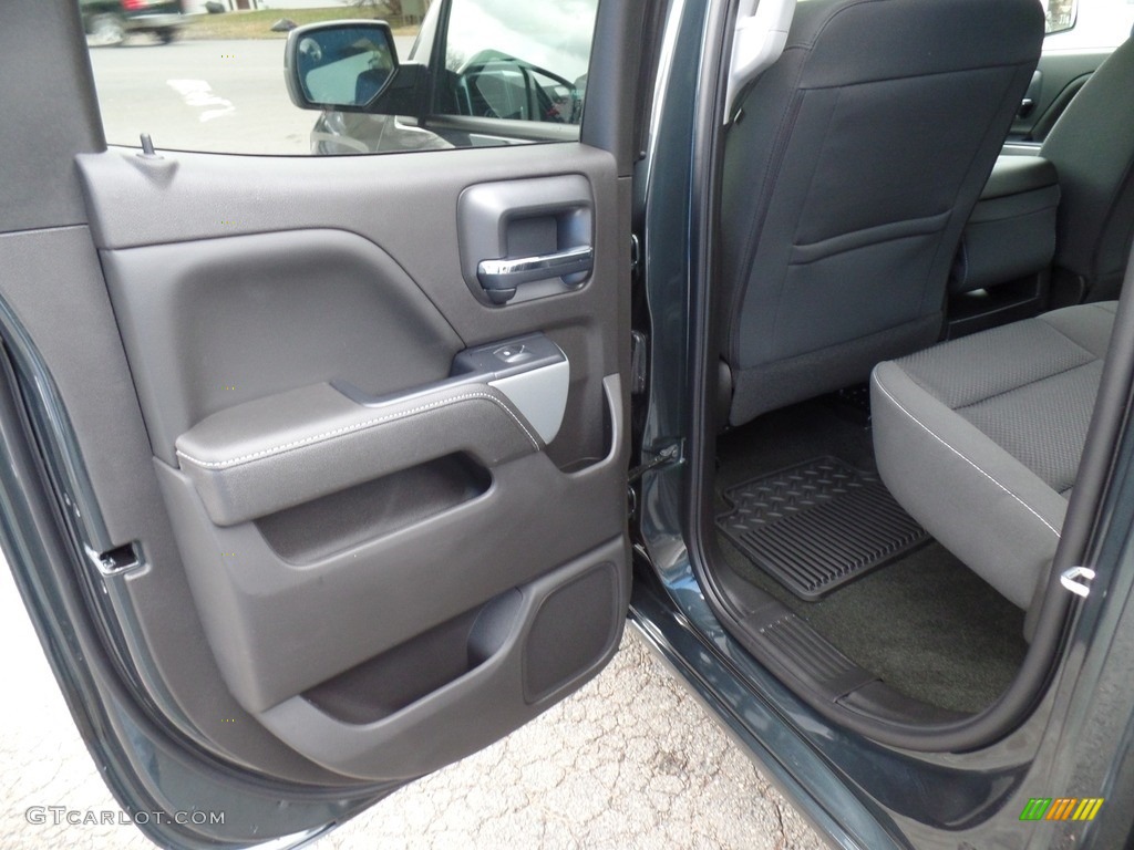 2017 Chevrolet Silverado 1500 LT Double Cab 4x4 Jet Black Door Panel Photo #116959860