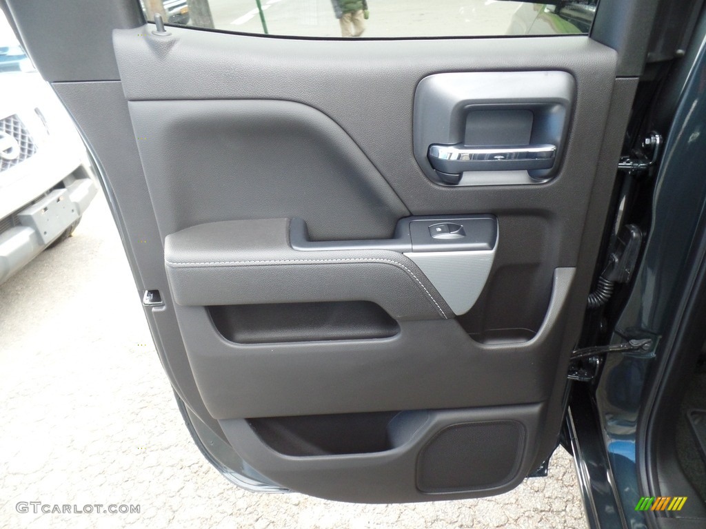 2017 Chevrolet Silverado 1500 LT Double Cab 4x4 Jet Black Door Panel Photo #116959876