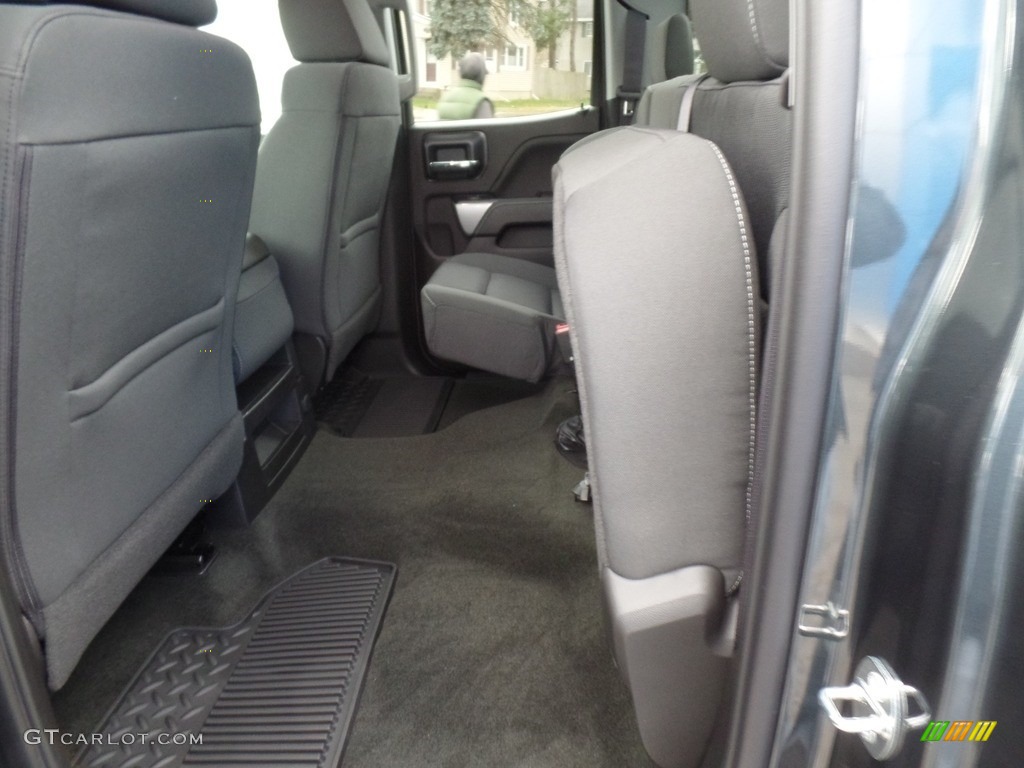 Jet Black Interior 2017 Chevrolet Silverado 1500 LT Double Cab 4x4 Photo #116959924