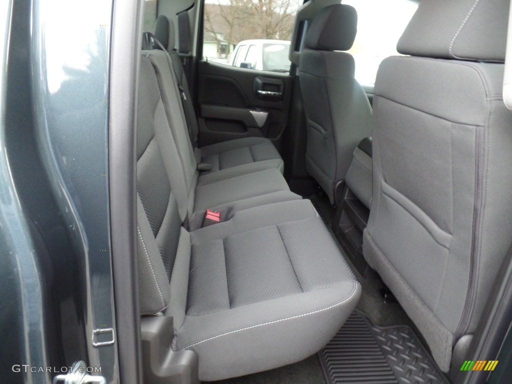 Jet Black Interior 2017 Chevrolet Silverado 1500 LT Double Cab 4x4 Photo #116960032
