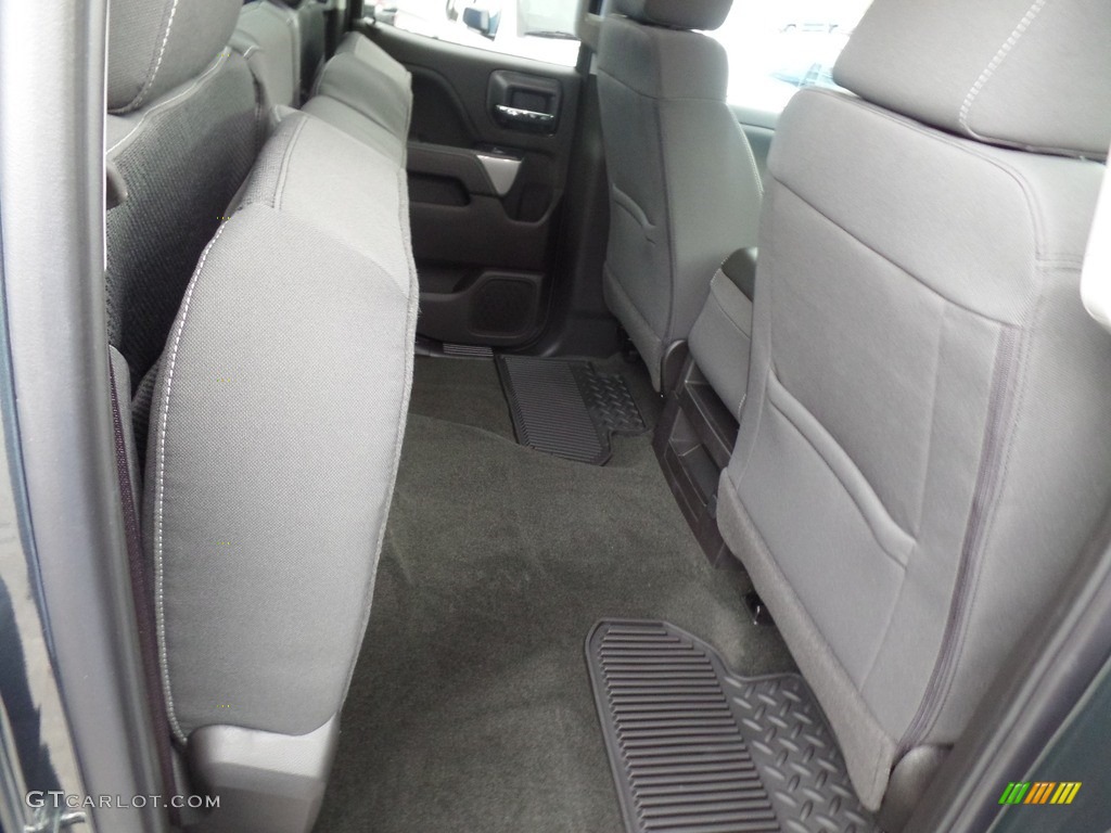 Jet Black Interior 2017 Chevrolet Silverado 1500 LT Double Cab 4x4 Photo #116960083