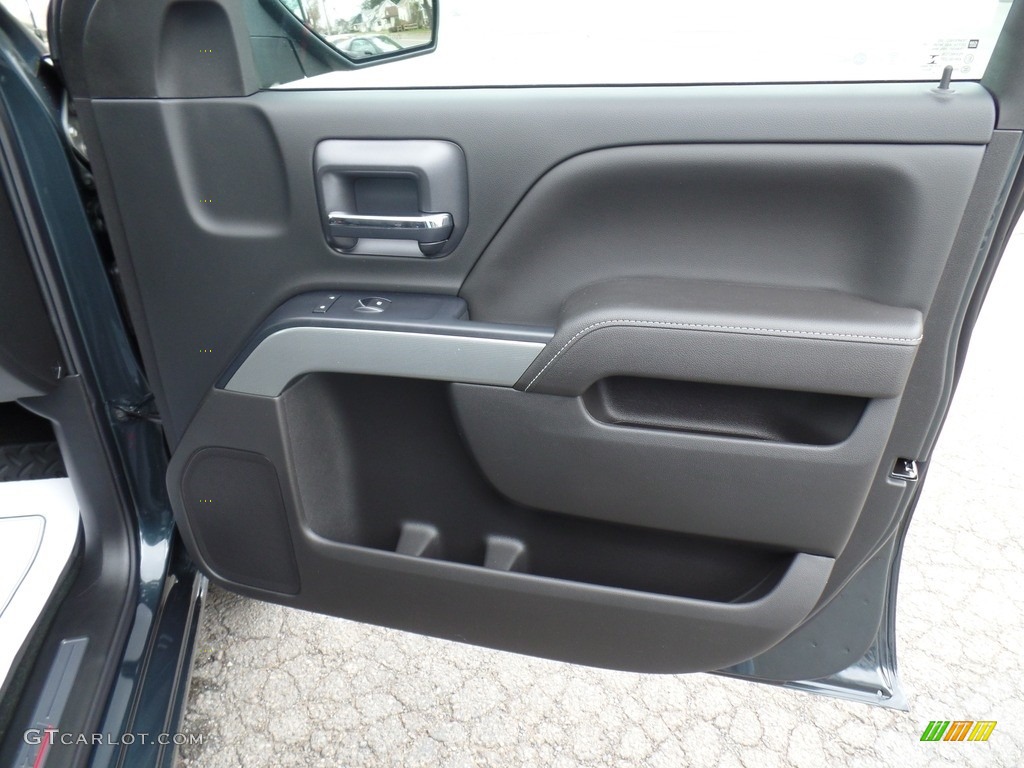 2017 Chevrolet Silverado 1500 LT Double Cab 4x4 Jet Black Door Panel Photo #116960155