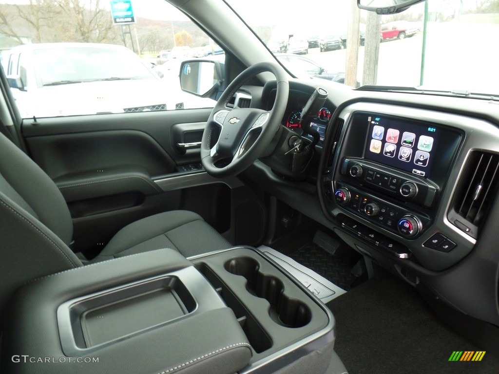 2017 Chevrolet Silverado 1500 LT Double Cab 4x4 Jet Black Dashboard Photo #116960200