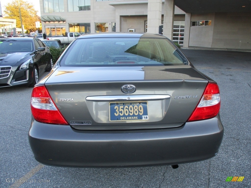 2003 Camry LE - Aspen Green Pearl / Stone photo #5