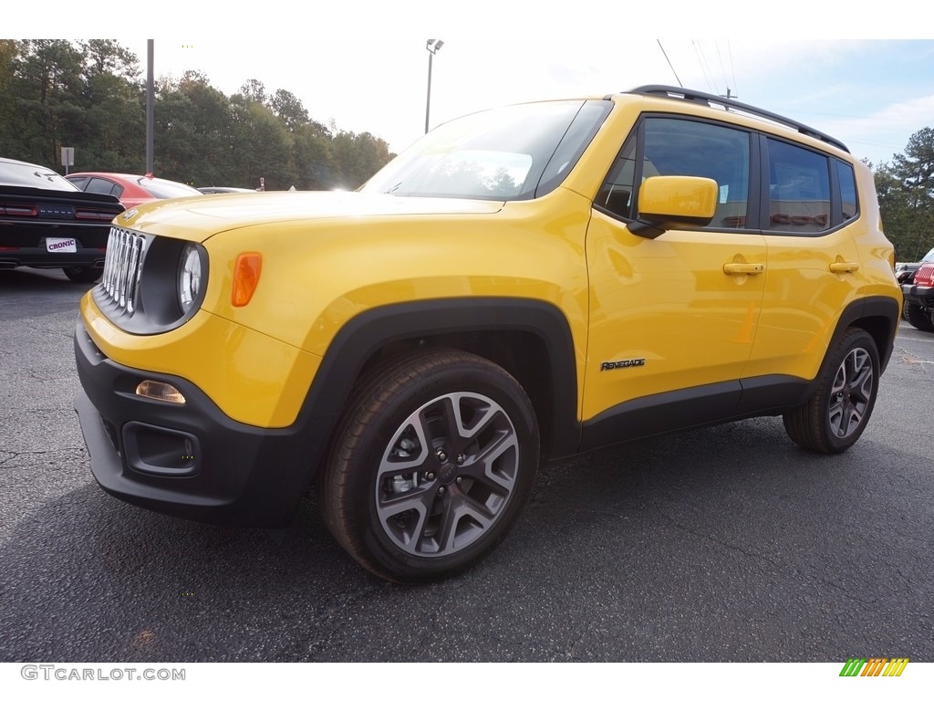 2017 Renegade Latitude - Solar Yellow / Black photo #3