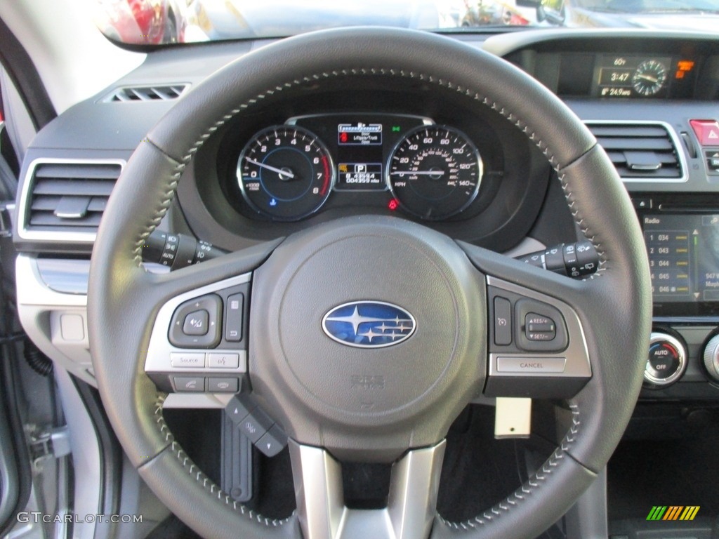 2017 Subaru Forester 2.5i Limited Gray Steering Wheel Photo #116961625