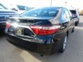 2017 Midnight Black Metallic Toyota Camry LE  photo #2